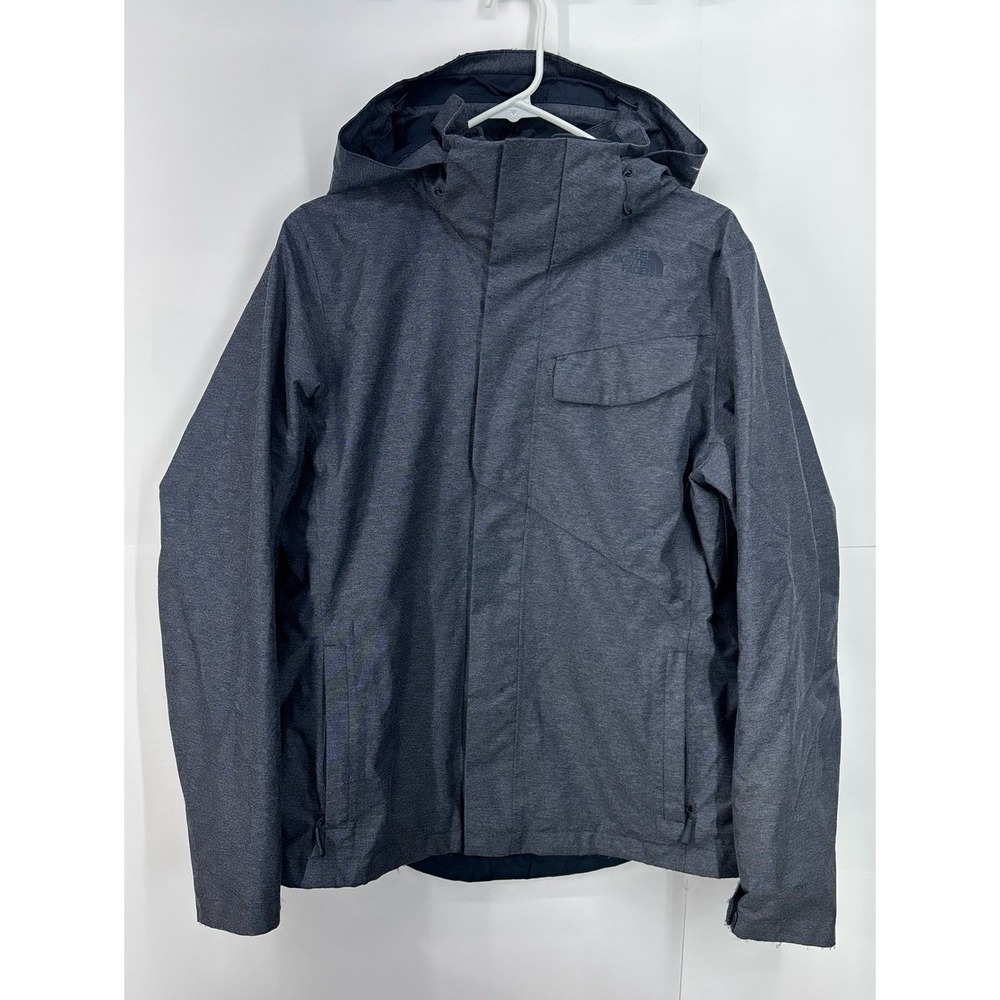 The North Face Helata Triclimate Blue/Gray Winter Jacket (women's large) - Picture 2 of 9